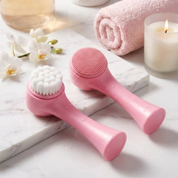 Silicone Double Sided Facial Cleansing Brush